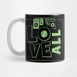 Love All Tennis Score Mug